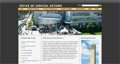 Desktop Screenshot of judicialaffairs.sa.ucsb.edu