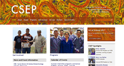 Desktop Screenshot of csep.cnsi.ucsb.edu