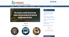Desktop Screenshot of nceas.ucsb.edu