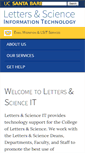 Mobile Screenshot of lsit.ucsb.edu