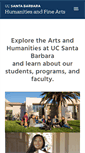 Mobile Screenshot of hfa.ucsb.edu