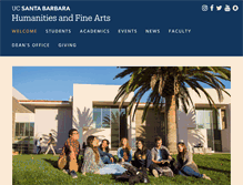 Tablet Screenshot of hfa.ucsb.edu