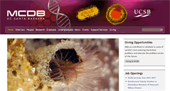 Desktop Screenshot of mcdb.ucsb.edu
