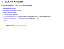 Tablet Screenshot of misc.library.ucsb.edu