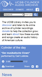 Mobile Screenshot of cylinders.library.ucsb.edu