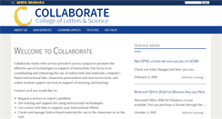 Desktop Screenshot of collaborate.ucsb.edu