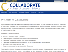 Tablet Screenshot of collaborate.ucsb.edu