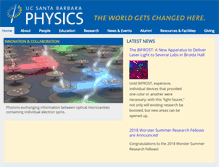 Tablet Screenshot of physics.ucsb.edu