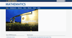 Desktop Screenshot of math.ucsb.edu