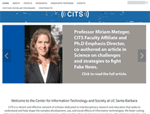 Tablet Screenshot of cits.ucsb.edu