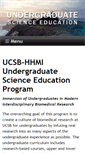 Mobile Screenshot of hhmi.mcdb.ucsb.edu