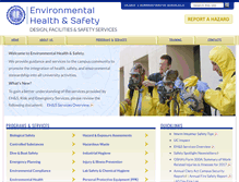 Tablet Screenshot of ehs.ucsb.edu