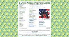Desktop Screenshot of blackfeminism.library.ucsb.edu