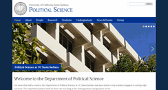 Desktop Screenshot of polsci.ucsb.edu