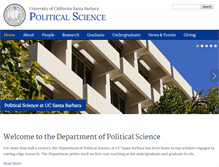 Tablet Screenshot of polsci.ucsb.edu