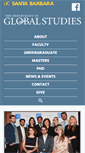 Mobile Screenshot of global.ucsb.edu
