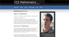 Desktop Screenshot of ccs.math.ucsb.edu