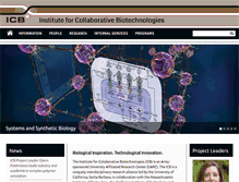 Tablet Screenshot of icb.ucsb.edu