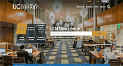 Desktop Screenshot of library.ucsb.edu