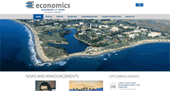 Desktop Screenshot of econ.ucsb.edu