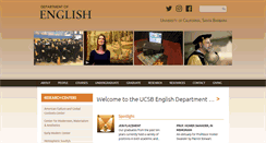 Desktop Screenshot of english.ucsb.edu