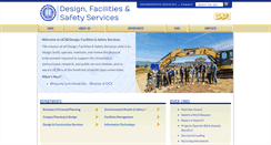 Desktop Screenshot of facilities.ucsb.edu