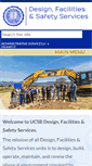 Mobile Screenshot of facilities.ucsb.edu