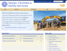 Tablet Screenshot of facilities.ucsb.edu