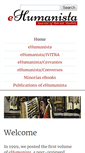 Mobile Screenshot of ehumanista.ucsb.edu