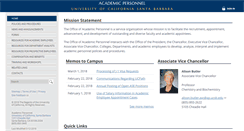 Desktop Screenshot of ap.ucsb.edu
