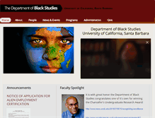 Tablet Screenshot of blackstudies.ucsb.edu