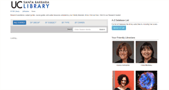 Desktop Screenshot of guides.library.ucsb.edu