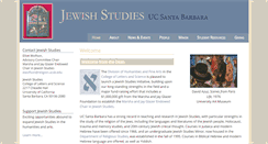 Desktop Screenshot of jewishstudies.ucsb.edu
