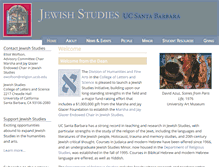 Tablet Screenshot of jewishstudies.ucsb.edu