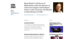 Desktop Screenshot of birnir.math.ucsb.edu